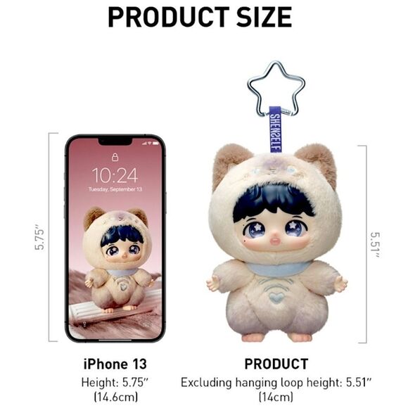 Pop Mart ZHOU SHEN SHENSELF Plush Doll Pendant - Shen - Picture 9 of 16